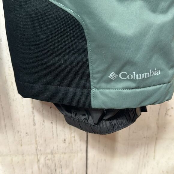 Columbia Insulated Arctic Trip Snow Omni Tech Waterproof Green Winter Pants - Picture 7 of 16